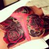 Le postérieur tatoué de Cheryl Cole, dévoilé le 24 août 2013.