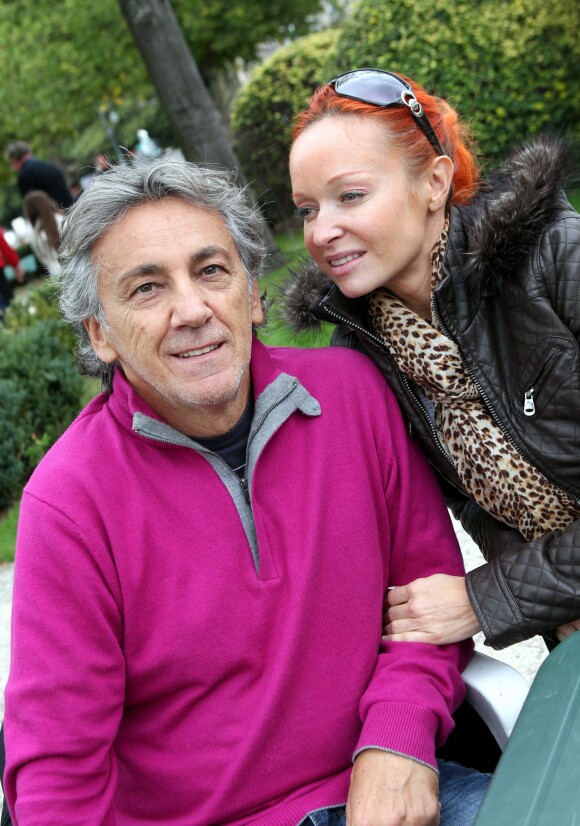 Jean-Pierre Savelli et sa femme Sandy à Neuilly-sur-Seine le 17 septembre 2011.