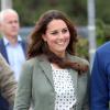 Kate Middleton a accompagné le prince William le 30 août 2013 au départ de l'Ultra Marathon Ring O'Fire d'Anglesey, effectuant ainsi sa première apparition publique depuis la naissance de leur fils le prince George.