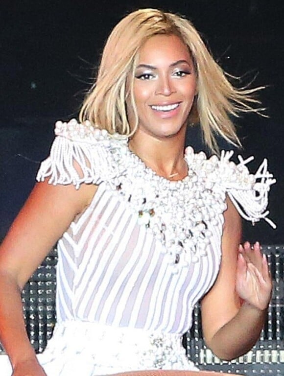 Beyoncé en concert à Chelmsford, le 17 août 2013.
