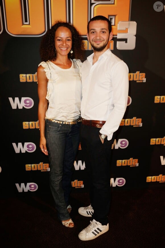 Alika Del Sol et William Lebghil au cinéma Gaumont Marignan pour la présentation de la 3e saison de SODA, à Paris, le 6 septembre 2013.