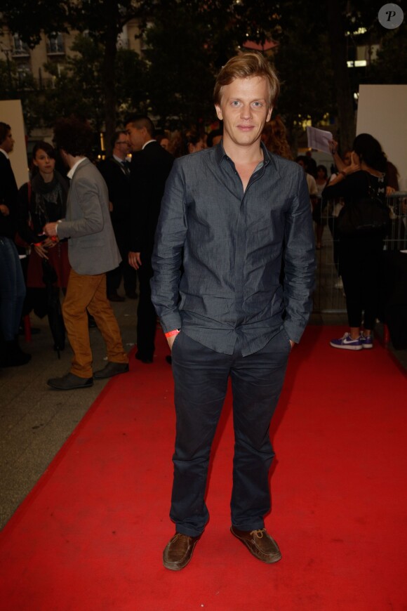 Alex Lutz au cinéma Gaumont Marignan pour la présentation de la 3e saison de SODA, à Paris, le 6 septembre 2013.