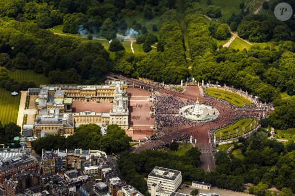 Vue aérienne de Buckingham Palace, en juin 2013