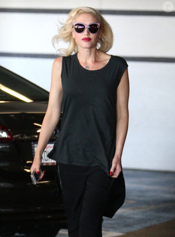 Gwen Stefani, enceinte, se rend chez le médecin à West Hollywood, le 5 septembre 2013.