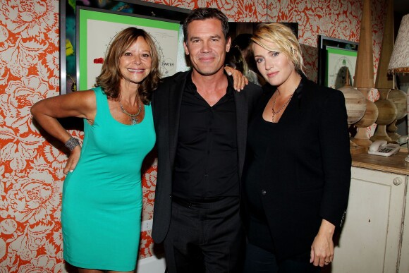 Josh Brolin, Joyce Maynard et Kate Winslet lors de la présentation à New York du film Labor Day le 9 septembre 2013