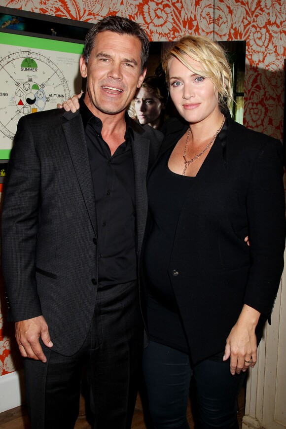 Josh Brolin et Kate Winslet lors de la présentation à New York du film Labor Day le 9 septembre 2013