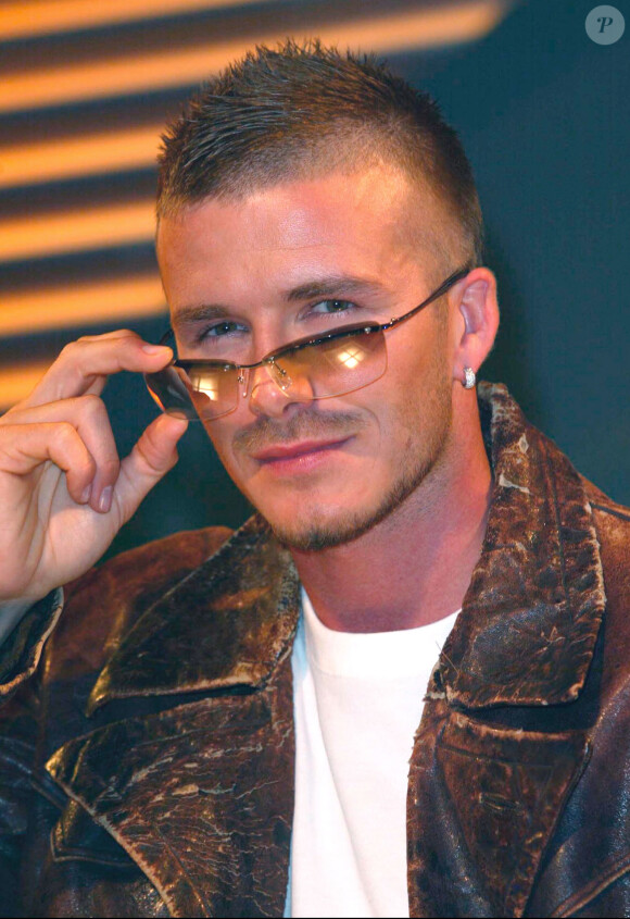 David Beckham à Londres en février 2002.