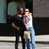 Exclusif - le top Doutzen Kroes et son mari Sunnery James font du shopping chez American Apparel à New York, le 12 septembre 2013.