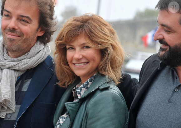 Florence Pernel pose pour le photocall du téléfilm 'Nom De Code: Rose' durant le 15e Festival de la Fiction TV de La Rochelle. Le 12 septembre 2013.