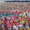 Les 30 000 participantes de la course La Parisienne qui se déroulait à Paris le 15 septembre 2013
