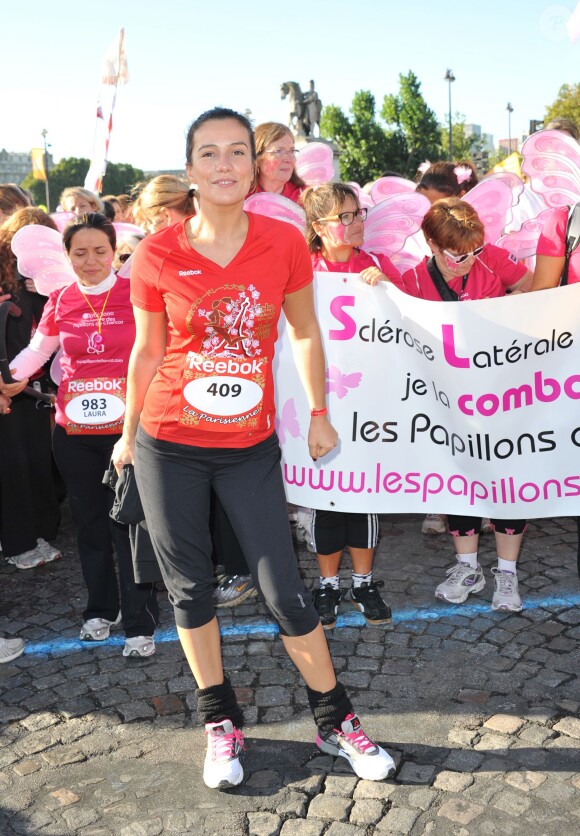 Zoé Félix lors de la course La Parisienne qui se déroulait à Paris le 15 septembre 2013