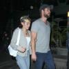 Miley Cyrus et Liam Hemsworth à Los Angeles, le 17 juin 2013.