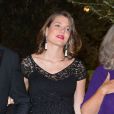 Charlotte Casiraghi, enceinte - Dîner organisé par les Amis du Nouveau Musée National de Monaco à la Villa Paloma, le 17 septembre 2013.