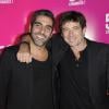 Ary Abittan et Patrick Bruel à la générale de la pièce "50 et des Nuances" au Théâtre Le Palace à Paris le 19 septembre 2013.