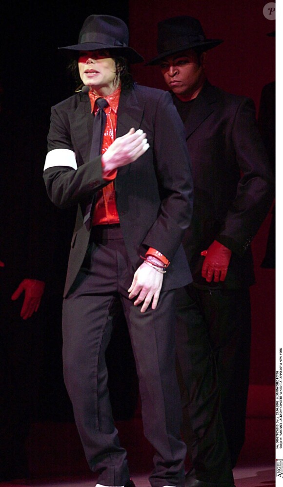 Michael Jackson à New York, le 27 avril 2002.