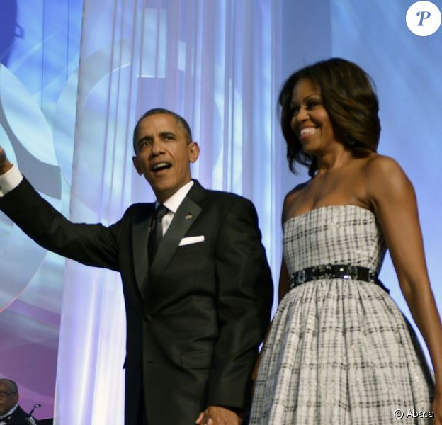 Michelle Obama : Sublime Devant Un Barack Obama Subjugué Et Amoureux ...