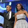 Barack et Michelle Obama, duo amoureux lors du dîner de la fondation du Congressional Black Caucus, le 21 septembre 2013 à Washington