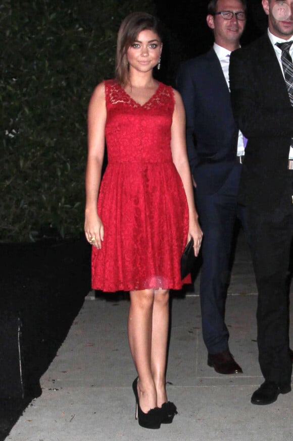 Sarah Hyland à la soirée pré-Emmy "WME" à Beverly Hills, le 21 septembre 2013.
