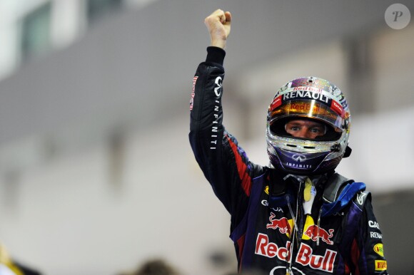 Sebastian Vettel, vainqueur du Grand Prix de Singapour le 22 septembre 2013