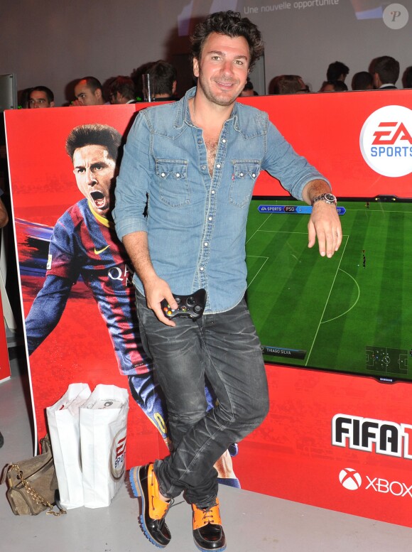 Michaël Youn lors de la soirée de lancement de FIFA 14 à la Gaîté lyrique à Paris le 23 septembre 2013.