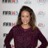 Alice David de Bref lors de la soirée de lancement de FIFA 14 à la Gaîté lyrique à Paris le 23 septembre 2013.
