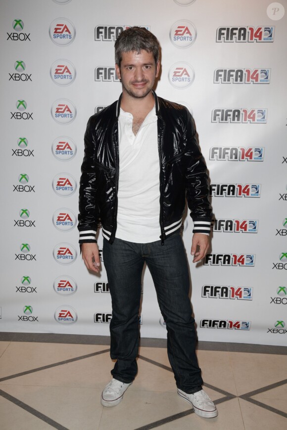 Grégoire à la soirée de lancement de FIFA 14 à la Gaîté lyrique à Paris le 23 septembre 2013.