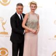 Alec Baldwin et sa fille Ireland Baldwin lors de la 65e cérémonie annuelle des "Emmy Awards" à Los Angeles, le 22 septembre 2013.
