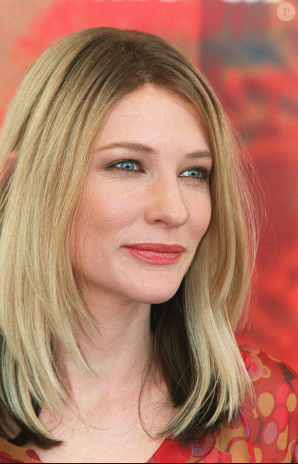Cate Blanchett lors du photocall du film The Man Who Cried à la Mostra de Venise le 5 septembre 2000