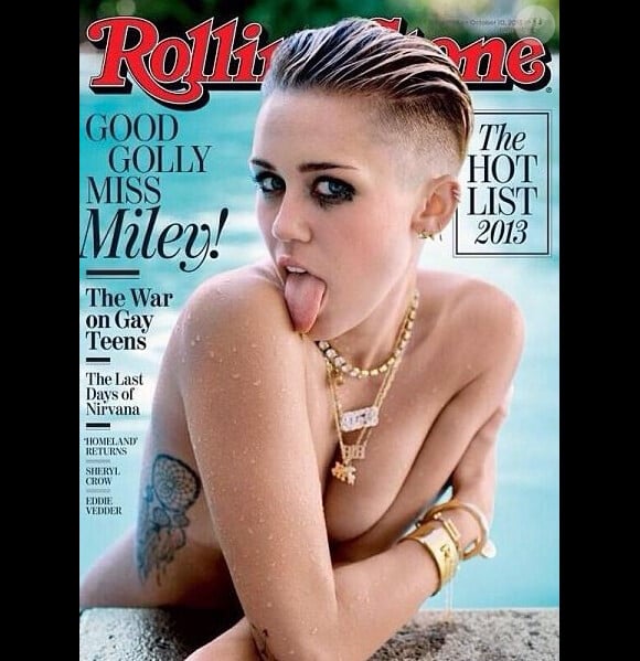 Miley Cyrus en couverture du magazine Rollong Stone