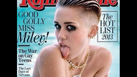 Miley Cyrus : Après le topless en une de ''Rolling Stone'', elle montre le bas !