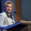 Hillary Clinton lors du Clinton Global Initiative Meeting à New York le 25 septembre 2013.