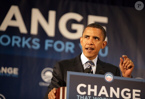 Barack Obama à Flint, le 16 juin 2008.