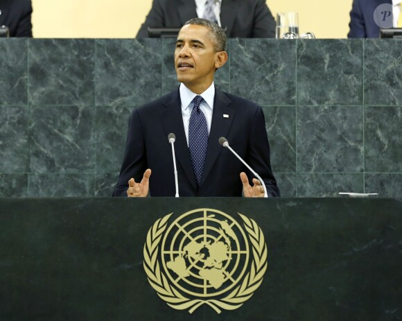 Barack Obama à New York le 24 septembre 2013.