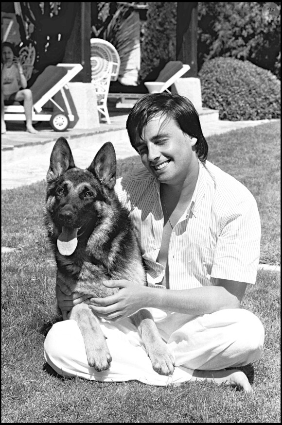 Thierry Le Luron à Saint-Tropez en juillet 1978.