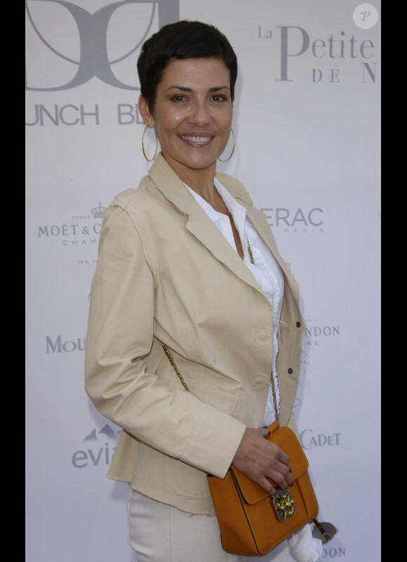 Cristina Cordula lors du Brunch Blanc à Paris le 30 juin 2013.