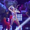 Miley Cyrus lors de sa prestation aux MTV Video Music Awards à New York, le 25 août 2013.
