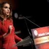 La reine Rania de Jordanie parle au Global Citizen Awards 2013 à New York, le 27 septembre 2013.