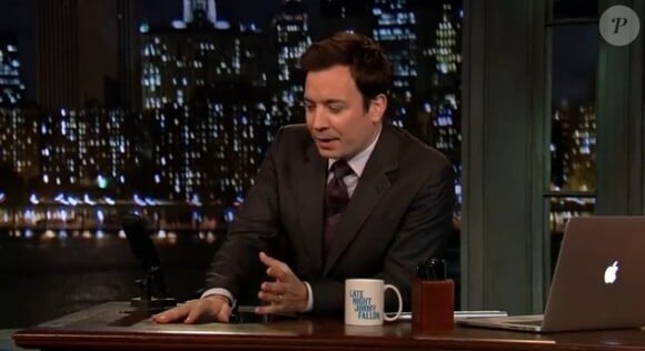 Jimmy Fallon dans le Last Night With Jimmy Fallon.