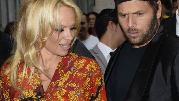 Fashion Week : Pamela Anderson, sexy avec son ex-mari pour Vivienne Westwood