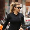 Kim Kardashian, sportive et matinale, s'est rendue ce mardi 1er octobre au club de sport L'Usine dans le 4e arrondissement de Paris.