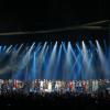 Exclu - M. Pokora et la troupe - Premier jour du spectacle musical "Robin des Bois, Ne renoncez jamais" au Palais des Congrès à Paris, le 26 Septembre 2013.