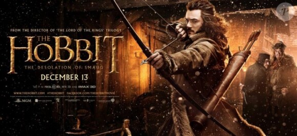 Bard dans une bannière du film Le Hobbit : La Désolation de Smaug.