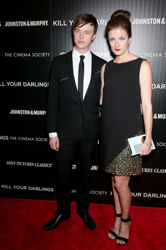 Dane DeHaan, Anna Wood lors de la projection du film Kill Your Darlings au Paris Theater, New York, le 30 septembre 2013.