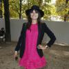 Gabriella Wright au défilé de mode "Valentino", collection prêt-à-porter printemps-été 2014, au jardin des Tuileries à Paris. Le 1er octobre 2013.
