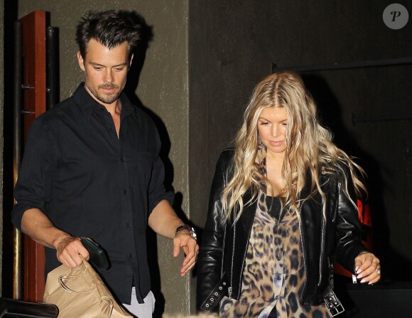Fergie et son mari Josh Duhamel à Brentwood, le 29 septembre 2013.