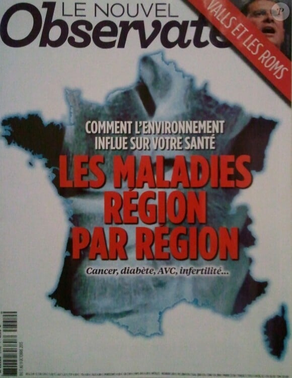 La couverture du magazine Nouvel Observateur du 3 octobre 2013