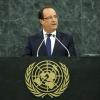 Francois Hollande, lors de l'ouverture de l'Assemblée Générale de l'ONU à New York le 24 septembre 2013