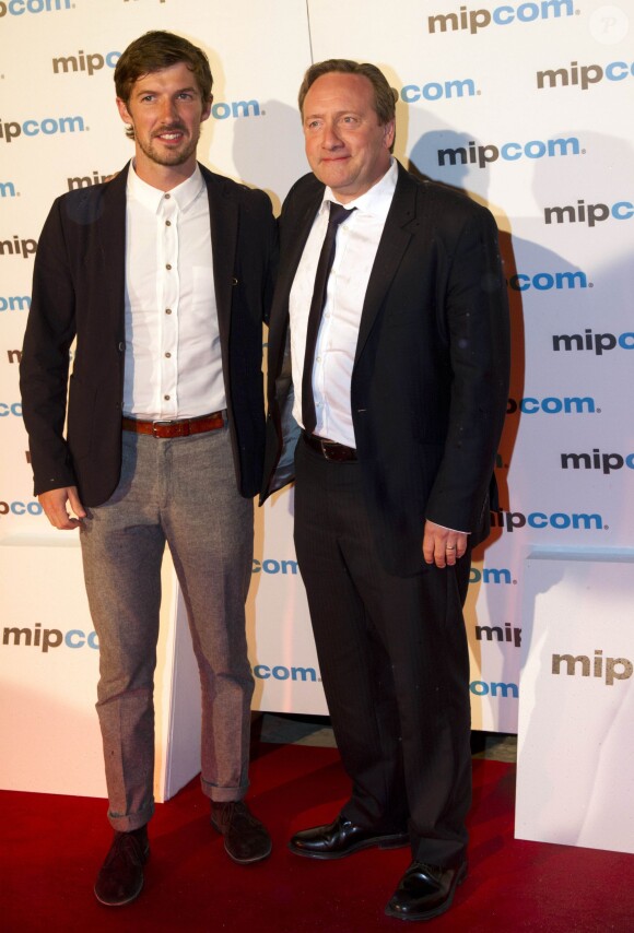 Gwilym Lee, Niel Dudgeon (Midsumer Murders) - Soiree du Mipcom a Cannes le 7 octobre 2013. Mipcom party in Cannes on october 7, 2013.08/10/2013 - Cannes