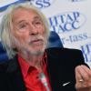 L'acteur français Pierre Richard, en conférence de presse à Moscou pour présenter son vin, le 3 octobre 2013