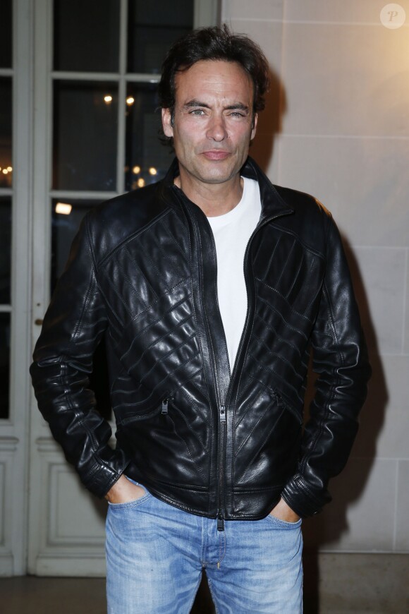 Anthony Delon lors du lancement du nouveau N°1 de "Lui", à Paris le 3 septembre 2013